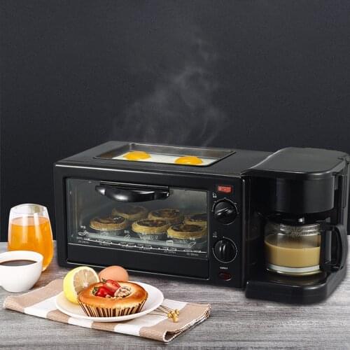 Multifunctional Breakfast Machine Household Three-In-One Coffee Machine Oven Toaster Toaster