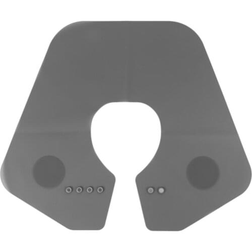 Hair Salon Stylist Cutting Collar Black Rubber Neck Wrap Neck Guard for Haircut Hair Dye Salon Barber Accessories