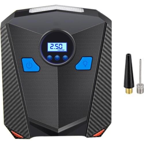 12V Portable Air Compressor Digital Car Tire Inflator Air Pump For Car Bicycles Motorcycle Tires Basktball