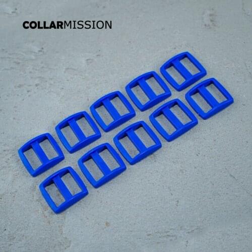 Bags Strap Buckles plastic Slider Tri-Glid for dog collar harness backpack strap accessory 25mm dark blue RZK25SJ15