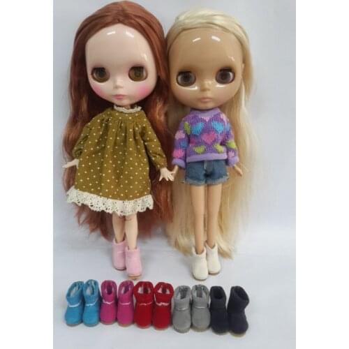 Free shipping cost ,winter boots for dolls (sloe 2.8cm)