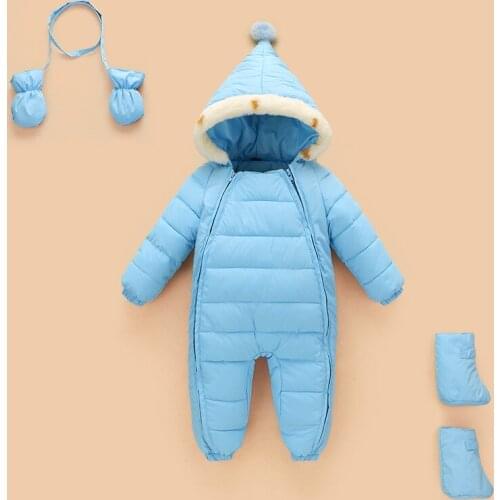 Autumn winter kids crawl clothes Bodysuits Thickening of warm baby girl one-pieces Baby Clothes Climb