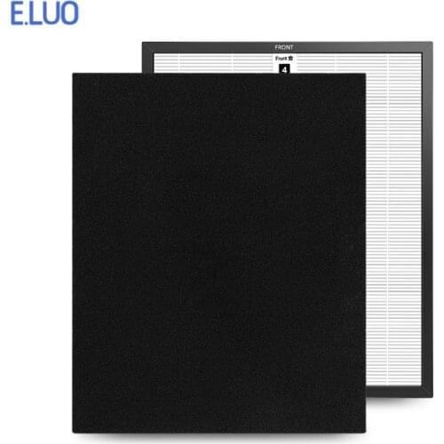 Air Purifier Filter Replacement For Philips AC4025 AC4026 HEPA filter 303*247*30mm And Carbon Cotton AC4104 / AC4103