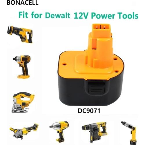 12V 3.5Ah Ni-MH Replacement Battery for Dewalt DC9071 Battery DW9071 DW9072 DC9071 DE9072 DE9074 DE9075 Power Tool Battery