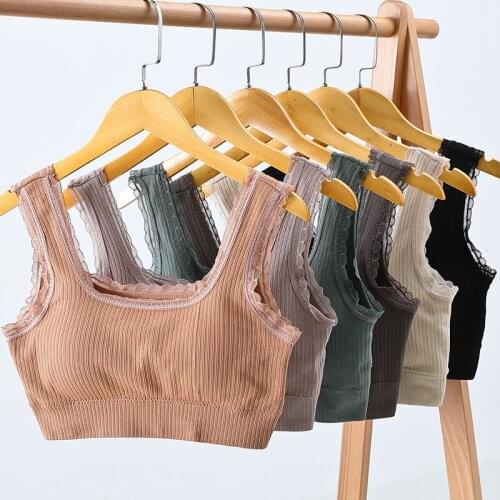 Sport Bra Running Lace Underwear Seamless Women U Type Sportwear Backless Yoga Accessories Fitness Push Up Vest Solid Bra Top