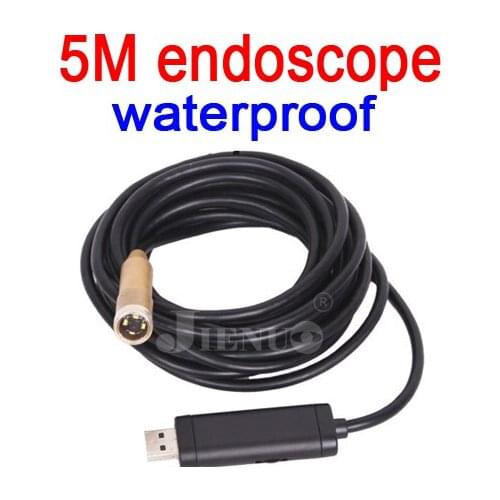 Free Shipping 10m Waterproof USB Endoscope 4 LED IP67 Weatherproof Borescope Inspection Mini Camera Mirror Without Retail video