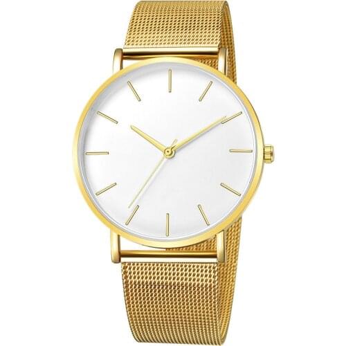 Women Watch Rose Gold Montre Femme 2021 Womens Mesh Belt ultra-thin Fashion Relojes Para Mujer Luxury Wrist Watches Reloj Mujer