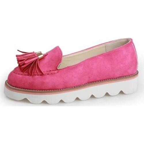 New large size womens shoes fashion suede pointed flat bottom light and comfortable all-match casual walking shoes women