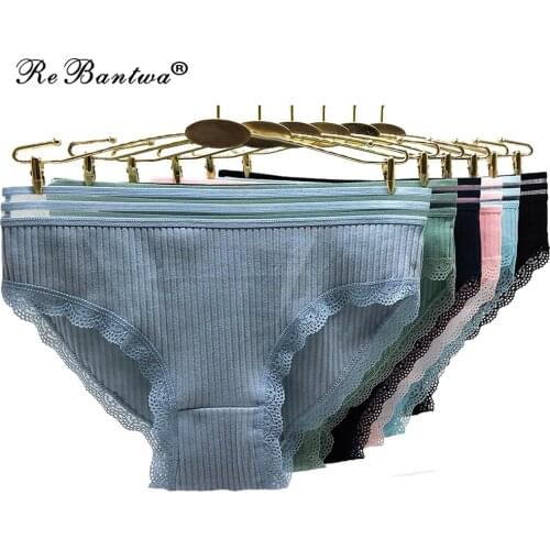 2021 New Style Underwear Women 10pcs/lot Lace Panties Elastic Cotton Intimate Ladies Briefs Femme Sexy Lace lingerie