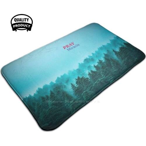 Pray Miracle Pray For Me 3D Soft Non-Slip Mat Rug Carpet Foot Pad Pray Miracle