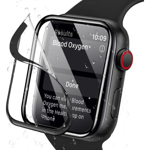 3D Screen Protector Cover For Apple Watch Series 4 5 6 SE Clear TPU Film 40MM 44MM Not Tempered Glass For IWatch 3 2 1 38MM 42MM
