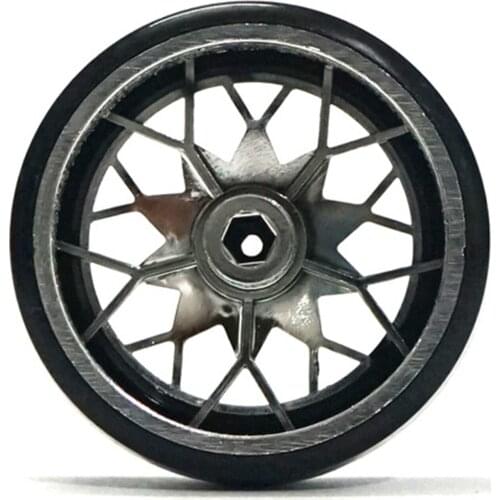 4pcs Plastic Tires Tyre Hubs Wheel Rims for Wltoys D12 D16, RC Car Buggy Model, Replacement Spare Parts Accessory Upgrade