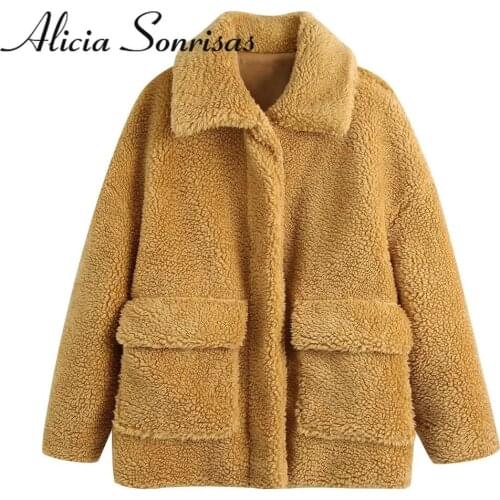 Alicia Sonrisas Fur Coats With Collar