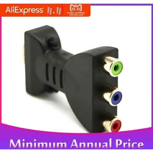 AV Digital Signal HDMI To 3 RCA Audio Adapter Component Converter