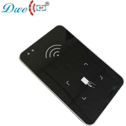 DWE CC RF UHF card reader / desktop usb uhf rfid reader writer free pvc id card sample