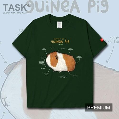 Little hamster analysis diagram retro cartoon pattern mens t shirt mens casual white Short Sleeve shirts gyms summer clothes