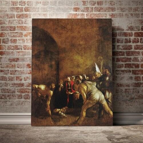 Burial of Saint Lucy Caravaggio Painting Canvas poster wall Art decor Living room Bedroom Study Home Decoration Prints