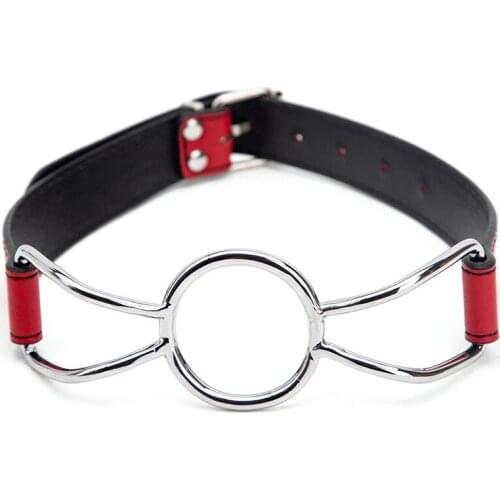 Metal Sex Toys Ring Gag Flirting Open Mouth With O-Ring Sex Bondage BDSM Adult Erotic Play Sex Toys For Couples