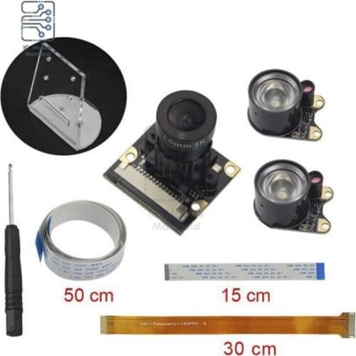 OV5647 7-in-1 Camera Module 60 Degree Infrared Light-Sensitive Adjustable Focus Night Vision For Raspberry Pi 3B+/Zero/W