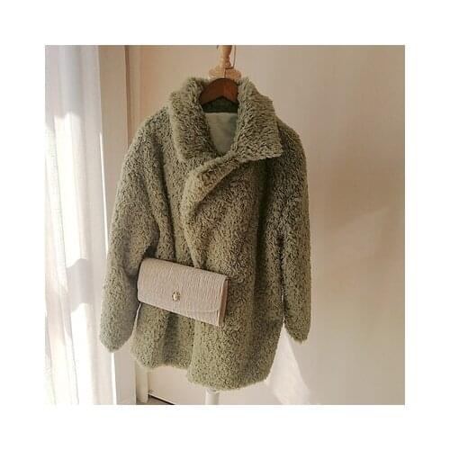 Top brand High-end New Style Fashion Women Faux Fur Coat S47 high quality