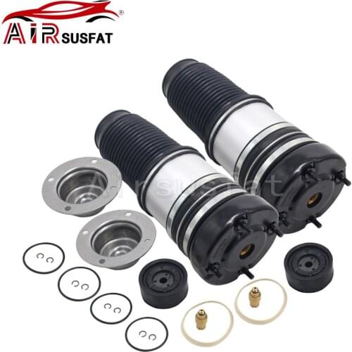 Pair Front Left & Right Air Suspension Spring Bag For Audi A6 C6 4F Allroad Quattro Air Shock Repair Kits 4F0616039 4F0616040