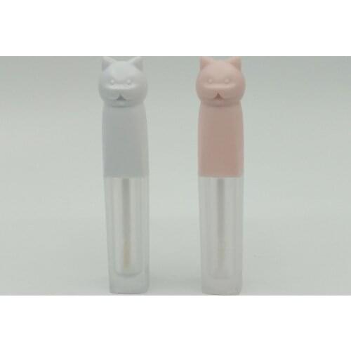 3ml Empty cat shape pink blue Lip Gloss Tube 50pcs