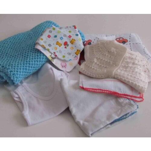 Pafuli Newborn Boy Luxury Gift Set White