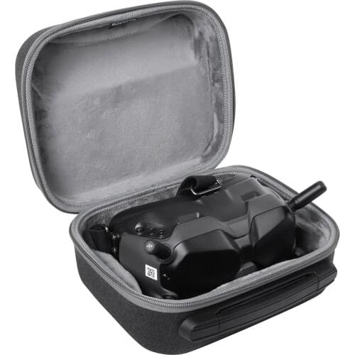 For DJI FPV Goggles V2 Bag Storage Portable Hard Case Leather Handle Shoulder Shock-proof Carrying Box Accessories