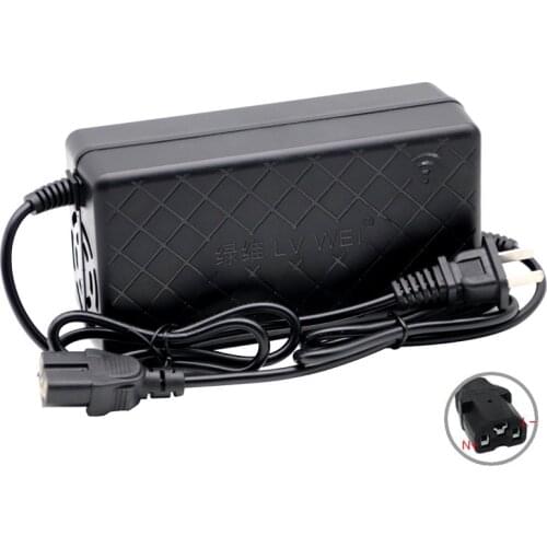 60V Smart Lithium Battery Charger For 16S 60V 12AH 20AH Electric Bike Bicycle Scooter Wheelbarrow Output DC 67.2V 2A T Connector