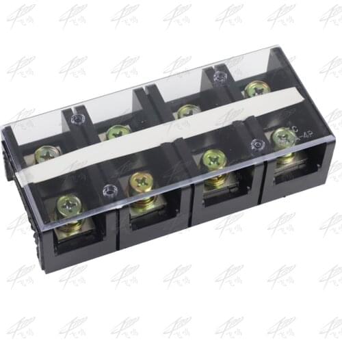1PCS TC-1504 TC1504 150A 4P Fixed Terminal Double Row Screw Terminal Block Terminal Connector Cable Header Copper