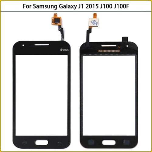 10PCS New TouchScreen For Samsung Galaxy J1 2015 J100 J100F J100FN J100H Touch screen Panel Digitizer Sensor LCD front Glass