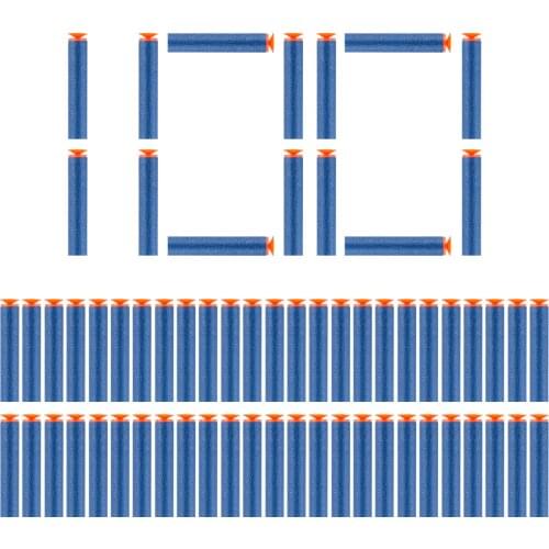 100PCS Darts For Nerf Universal Suction Soft Head 7.2cm Refill Darts Toy Gun Bullets for Nerf Series Blasters Xmas Kid Gift