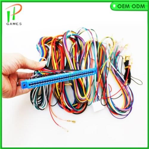 28pin JAMMA arcade wire harness loom for 60 in 1/412 in 1/619 in 1 jamma arcade games cabinet Wire harness