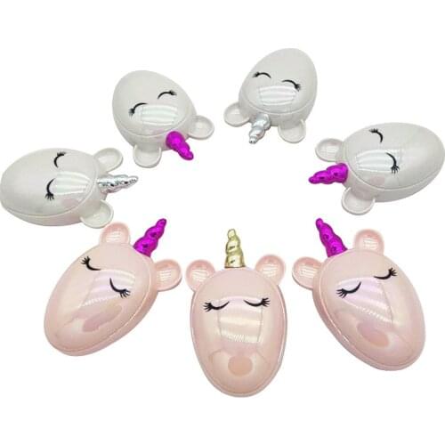 Cartoon Cute Unicorn Animal Sequins Anti-Static Hair Brush Massage Comb Shower Wet Detangle Hair Brush Salon Hair Styling Tools