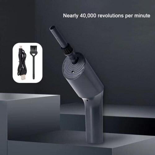 Wireless Air Duster 40000 RPM Dust Blowing Gun USB Compressed Air Blower Cleaning For Computer Laptop Keyboard Camera Cleaning