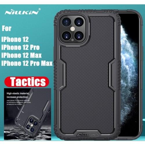 NILLKIN Case for iPhone 12 Pro Max Anti-fall Tactics TPU Protection Cover Outdoor Non-slip Shockproof Case For iPhone 12