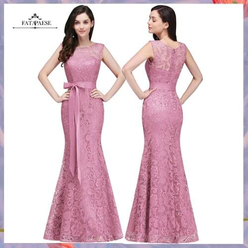 FATAPAESE Elegant Girl Dress Lace Mermaid Sweetheart Evening Dresses Long Formal Party Dresses With Belt vestido de festa longo