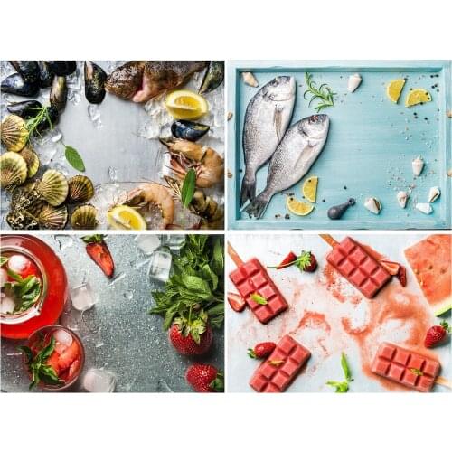 Food Watermelon Fish Photograph Background Backdrop Props Studio Art Decoration