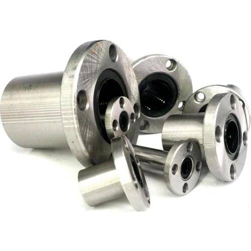 LMF6LUU-LMF60LUU Long Circle Flange Linear Bearing Ball Bushing Motion CNC ABEC1