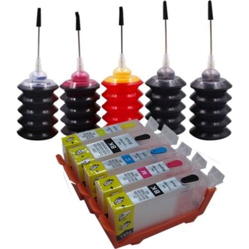For CANON MG5240 MG5140 MG5340 IP4840 IP4940 MX884 IX6540 MX894 MX714 printer PGI-425 CLI-426 refillable ink cartridge with chip