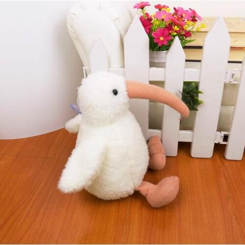 Creative toy about 22cm lovely bird white woodpecker plush toy soft doll baby toy Christmas gift h0881