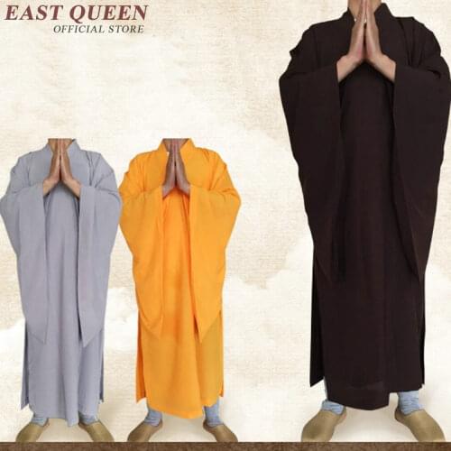 Buddhist monk robes chinese buddhist monk clothing shaolin monk robes men shaolin monk uniform AA966
