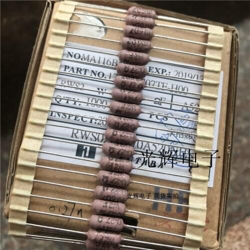 Original new 100% copper foot precision high power typing winding resistance RWS2W 0.27R 1% (Inductor)