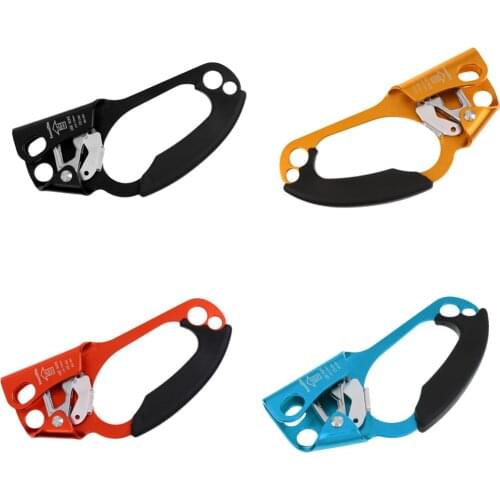 Climbing Ascender Tree Rock Climbing Right/ Left Hand Ascender Arborist Rappelling Gear Fits 8-13mm Rope CE Certification