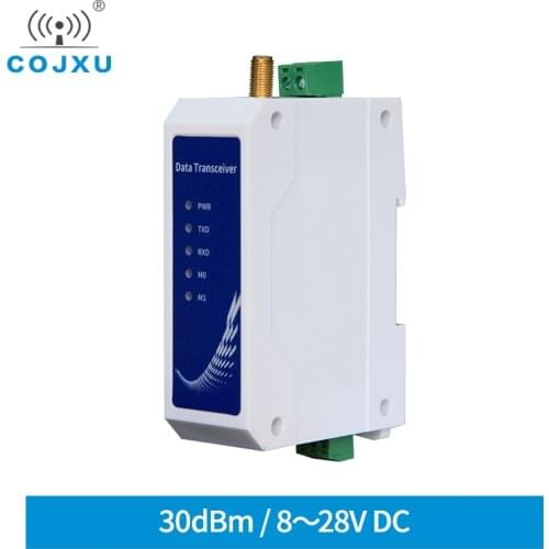 E95-DTU(433L30-485) SX1278 410-441MHz 30dBm 8km Range 12V 24V RS485 Modbus Din Rail 433Mhz LoRa Modem