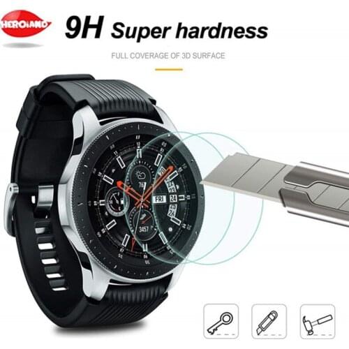 Tempered Glass For Samsung Gear S3 Frontier/Classic S2 Galaxy watch 46mm 42mm screen Protector Film 3 9H 2.5D Explosion-proof