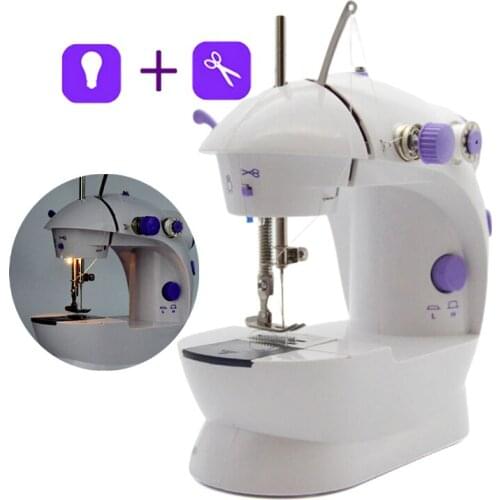 202 Sewing Machine With Light Electric Mini Home Thread Cutter Tailoring Machine