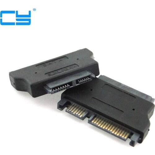 SATA 22 /Male to slimline SATA 13 Female laptop CD-ROM convertor adapter