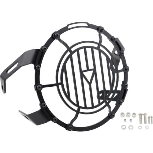 Motorcycle Accessories Iron Headlight Grille Protector Guard Head Light Cover Kits for Street Twin 900 / Scrambler
