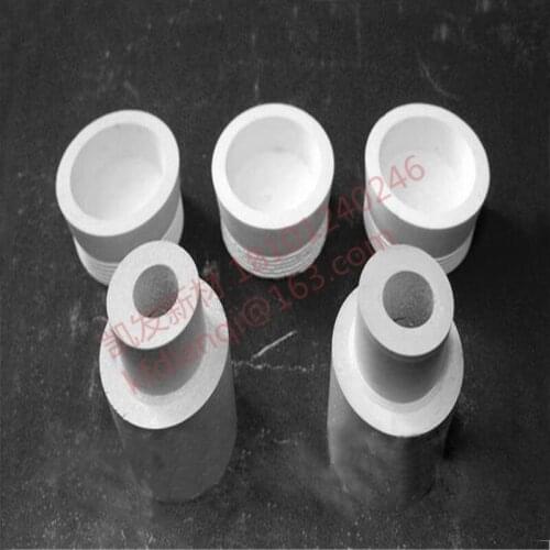 Amorphous magnetic material, spray belt or powder milling, boron nitride composite ceramic nozzle